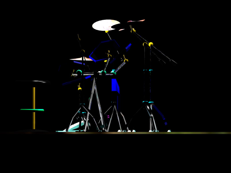 image de modélisation 3D sur 3DS Max créées en 2005 par Franck Cord'homme pour CABINES