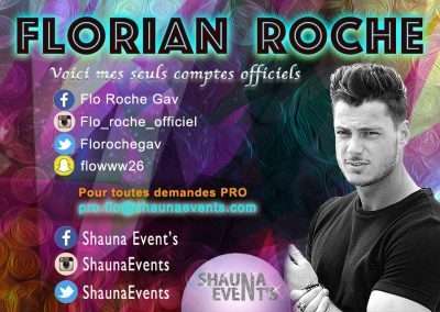 bannière web de Florian ROCHE People SHAUNA EVENTS créé par Franck Cord'homme - été 2016 - Visible sur webtuto.fr