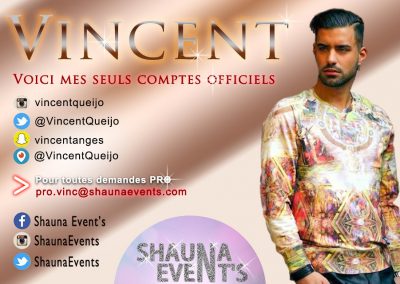 bannière web de Vincent QUEIJO People SHAUNA EVENTS créé par Franck Cord'homme - été 2016 - Visible sur webtuto.fr